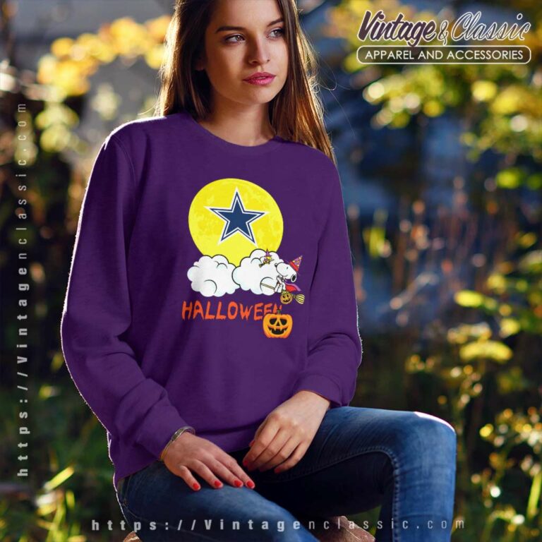 Snoopy Dallas Cowboys Halloween Sweatshirt Snoopy Dallas Cowboys Halloween Sweatshirt