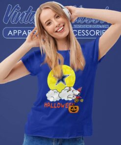 Snoopy Dallas Cowboys Halloween Women TShirt