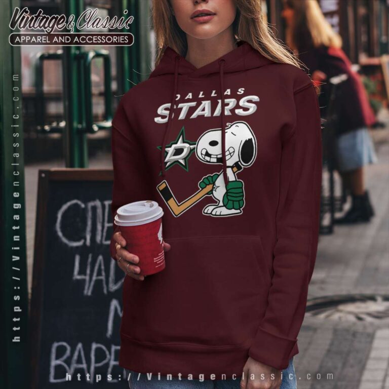 Snoopy Dallas Stars Ice Hockey Broken Teeth Hoodie Snoopy Dallas Stars Ice Hockey Broken Teeth Hoodie