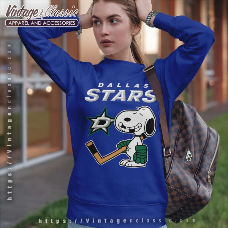 Snoopy Dallas Stars Ice Hockey Broken Teeth Sweatshirt Snoopy Dallas Stars Ice Hockey Broken Teeth Sweatshirt