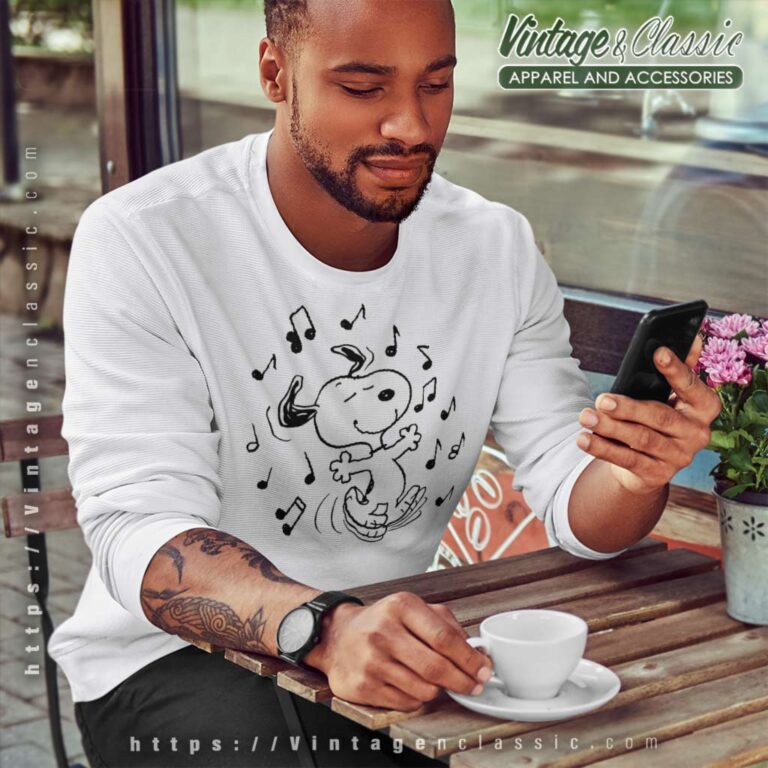 Snoopy Dancing Peanuts Sweatshirt Snoopy Dancing Peanuts Sweatshirt