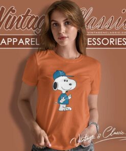 Snoopy Detroit Lions Football Women TShirt
