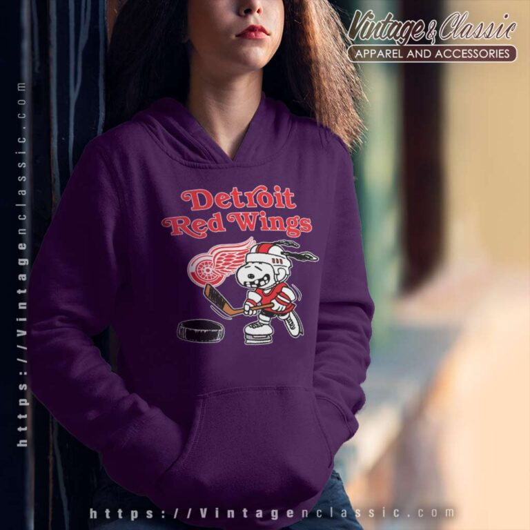 Snoopy Detroit Red Wings Hoodie Snoopy Detroit Red Wings Hoodie