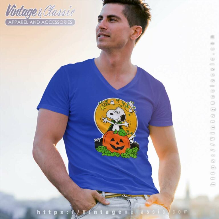 Snoopy Devil Halloween Shirt Pumpkin V Neck TShirt Snoopy Devil Halloween Shirt Pumpkin V Neck TShirt