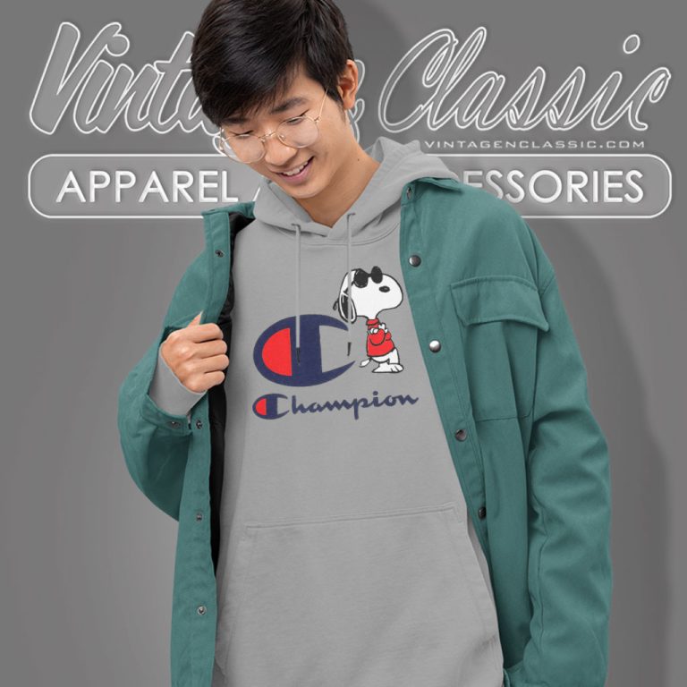 Snoopy Dog Champion Logo Hoodie Snoopy Dog Champion Logo Hoodie