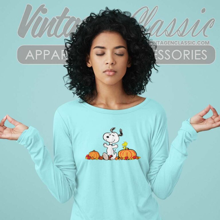 Snoopy Dog Pumpkins Halloween Long Sleeve Tee Snoopy Dog Pumpkins Halloween Long Sleeve Tee