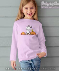 Snoopy Dog Pumpkins Halloween Shirt 8 Snoopy Dog Pumpkins Halloween kids Longsleeves
