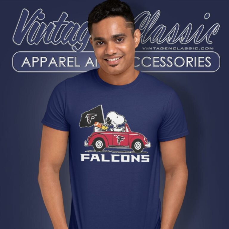 Snoopy Driving Car Atlanta Falcons T Shirt Snoopy Driving Car Atlanta Falcons T Shirt