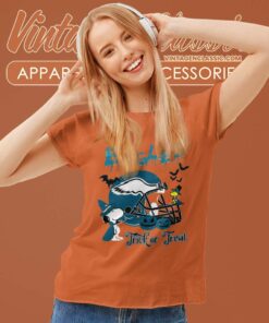 Snoopy Eagles Halloween Spooky Shirt 5 Snoopy Eagles Halloween Spooky Women TShirt