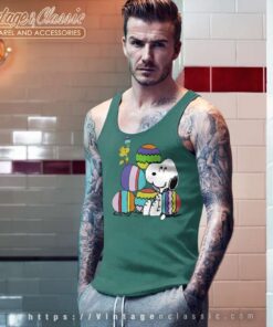 Snoopy Egg Happy Easter Day Tank Top Racerback