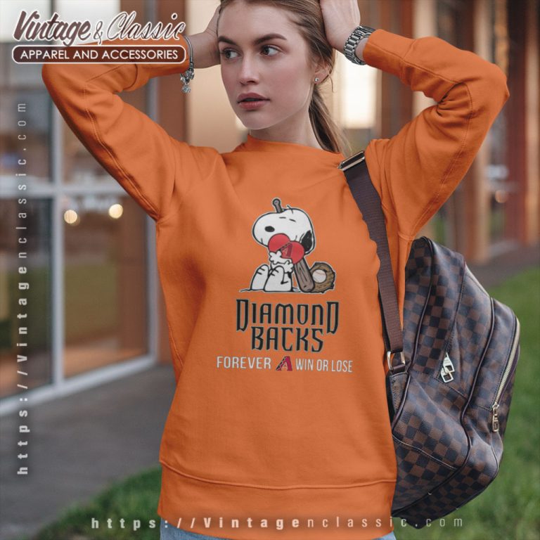 Snoopy Forever Win Or Lose Baseball Arizona Diamondbacks Sweatshirt Snoopy Forever Win Or Lose Baseball Arizona Diamondbacks Sweatshirt