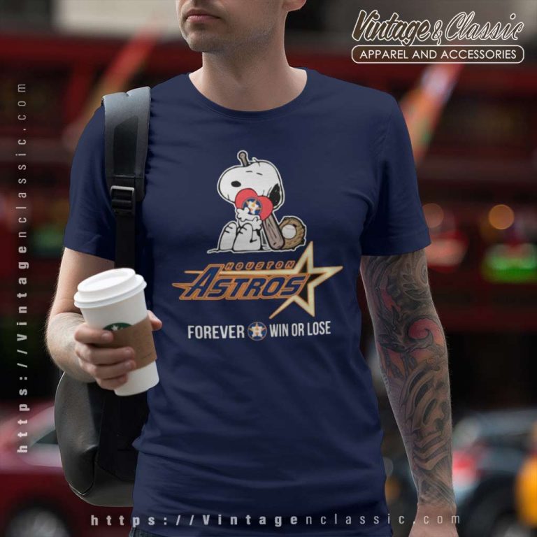 Snoopy Forever Win Or Lose Baseball Houston Astros T Shirt Snoopy Forever Win Or Lose Baseball Houston Astros T Shirt