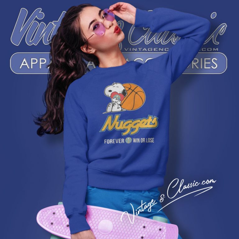 Snoopy Forever Win Or Lose Denver Nuggets Sweatshirt Snoopy Forever Win Or Lose Denver Nuggets Sweatshirt