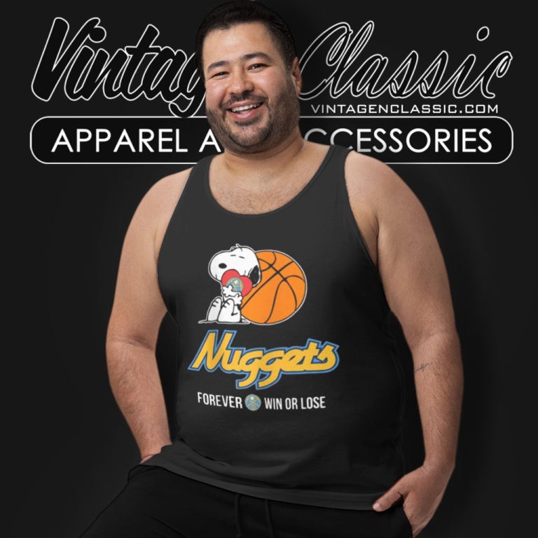 Snoopy Forever Win Or Lose Denver Nuggets Tank Top Racerback Snoopy Forever Win Or Lose Denver Nuggets Tank Top Racerback