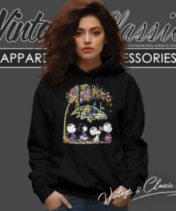 Snoopy Friend Its Ok To Be Different Ravens Hoodie