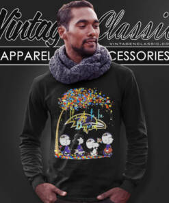 Snoopy Friend Its Ok To Be Different Ravens Long Sleeve Tee