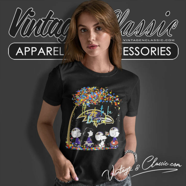 Snoopy Friend Its Ok To Be Different Ravens 2 Women T Shirt Snoopy Friend Its Ok To Be Different Ravens 2 Women T Shirt