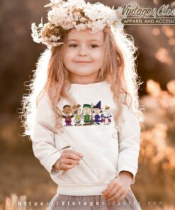 Snoopy Friends Halloween Shirt Peanuts Gang kids Sweetshirt