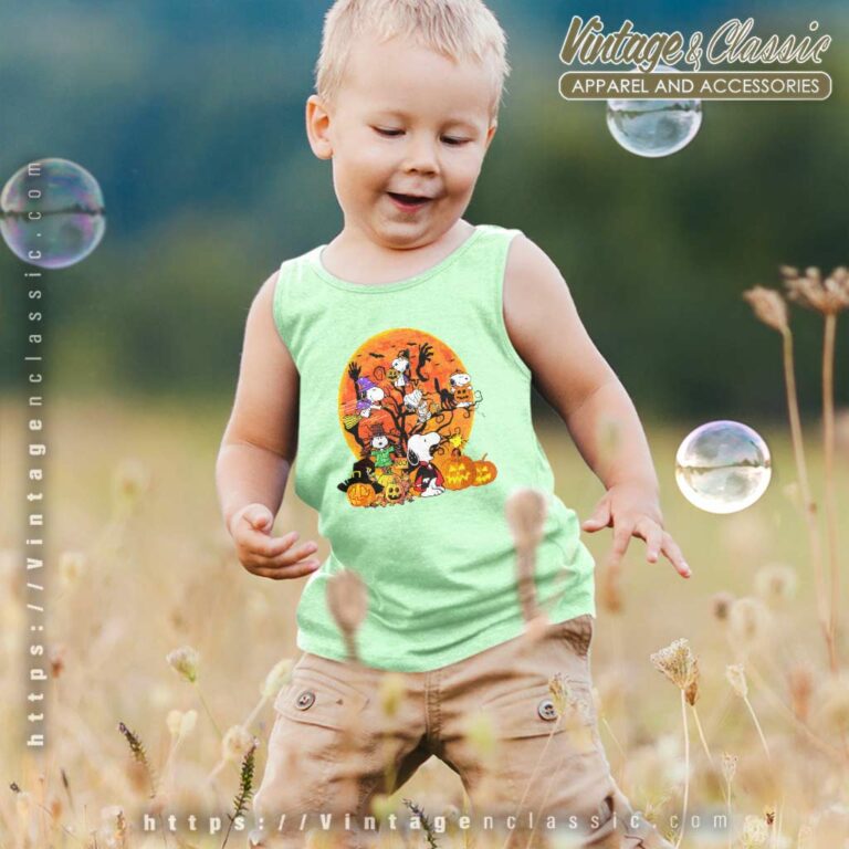 Snoopy Friends Halloween Shirt Trick Or Treat kids Tanktop Snoopy Friends Halloween Shirt Trick Or Treat kids Tanktop