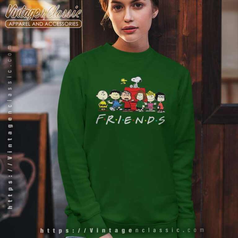 Snoopy Friends Tv Show Inspired Sweatshirt Snoopy Friends Tv Show Inspired Sweatshirt