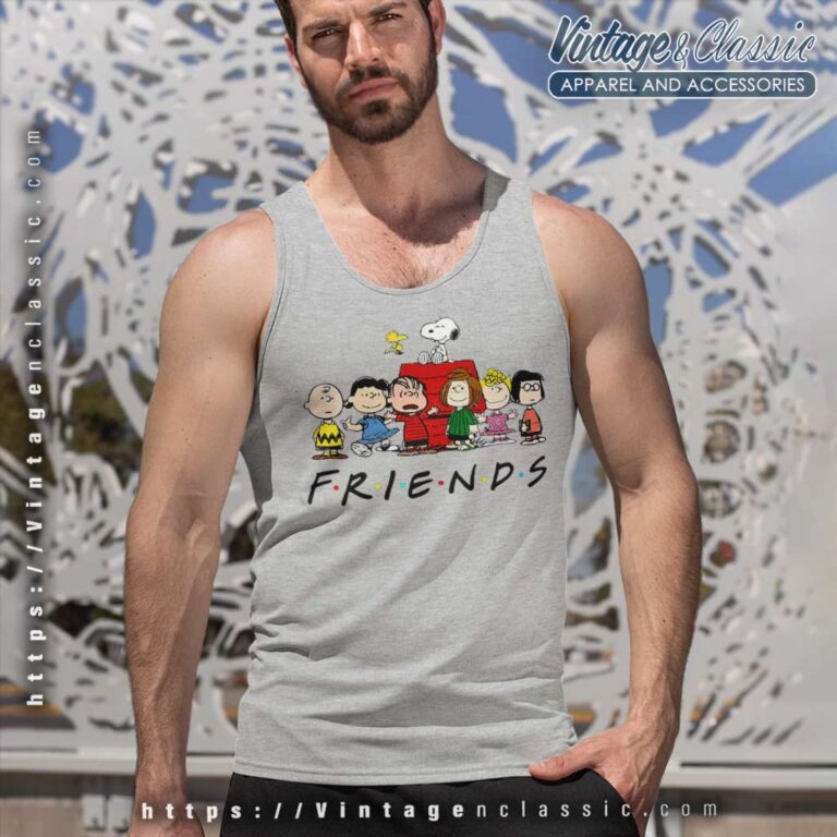 Snoopy Friends Tv Show Inspired Tank Top Racerback Snoopy Friends Tv Show Inspired Tank Top Racerback