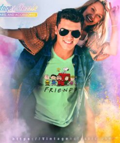 Snoopy Friends TV Show Inspired Shirt 4 Snoopy Friends Tv Show Inspired V Neck TShirt