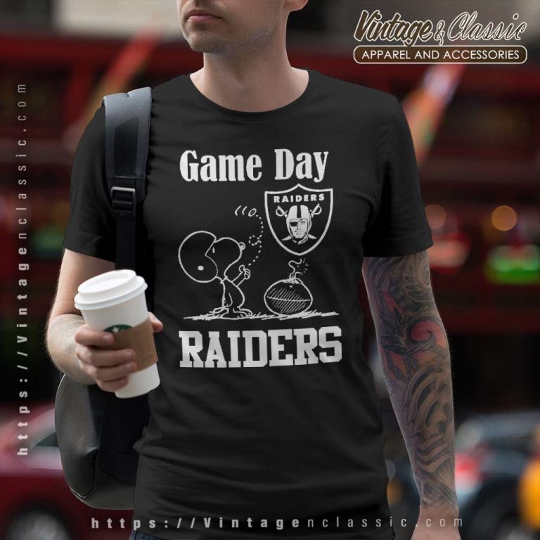 Snoopy Game Day Las Vegas Raiders T Shirt Snoopy Game Day Las Vegas Raiders T Shirt