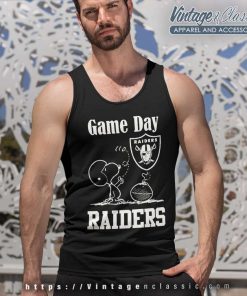Snoopy Game Day Las Vegas Raiders Tank Top Racerback
