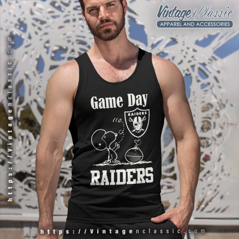 Snoopy Game Day Las Vegas Raiders Tank Top Racerback Snoopy Game Day Las Vegas Raiders Tank Top Racerback