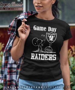 Snoopy Game Day Las Vegas Raiders Women TShirt