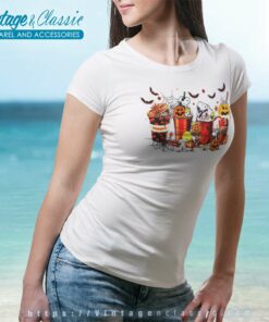 Snoopy Halloween Coffee Shirt Pumpkin 6 Snoopy Halloween Coffee Shirt Pumpkin Women TShirt