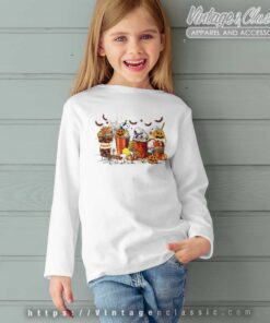 Snoopy Halloween Coffee Shirt Pumpkin 7 Snoopy Halloween Coffee Shirt Pumpkin kids Longsleeves