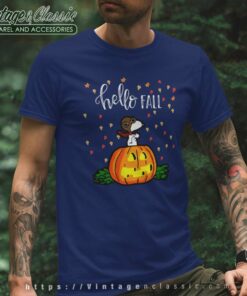 Snoopy Halloween Hello Fall T Shirt