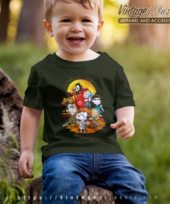 Snoopy Halloween Shirt Dog And Gang Transparent kids Tshirt