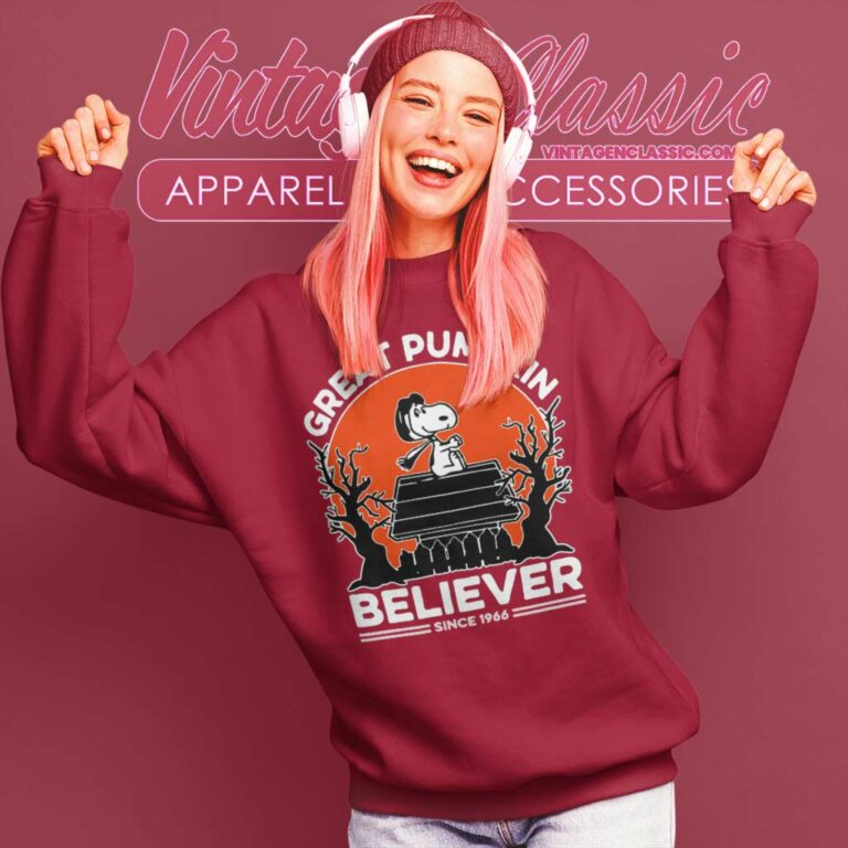 Snoopy Halloween Shirt Great Pumpkin Believer Sweatshirt Snoopy Halloween Shirt Great Pumpkin Believer Sweatshirt