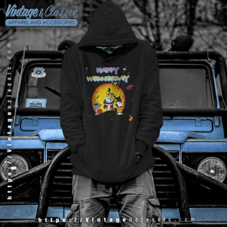 Snoopy Halloween Shirt Happy Wednesday Hoodie Snoopy Halloween Shirt Happy Wednesday Hoodie