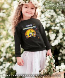 Snoopy Halloween Shirt Happy Wednesday kids Sweetshirt