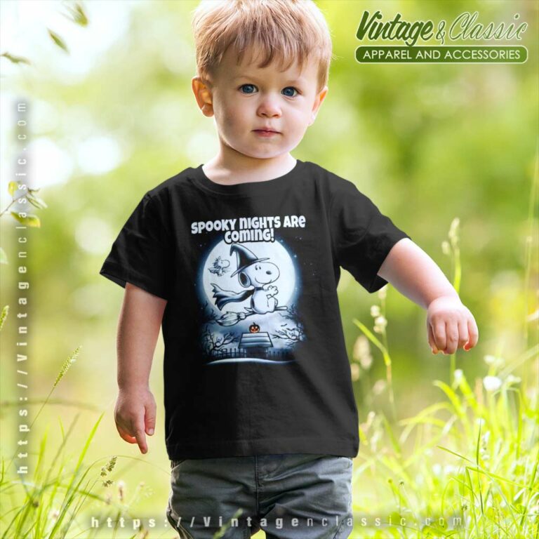 Snoopy Halloween Shirt Spooky Nights Are Coming kids Tshirt Snoopy Halloween Shirt Spooky Nights Are Coming kids Tshirt