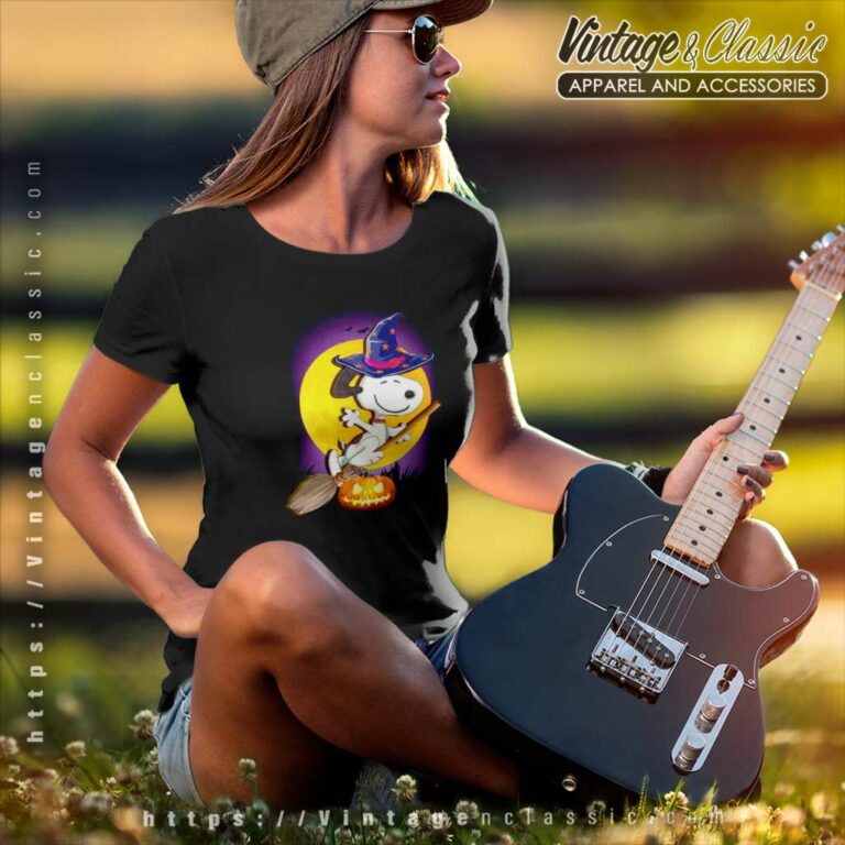 Snoopy Halloween Shirt Witch Pumpkin Women TShirt Snoopy Halloween Shirt Witch Pumpkin Women TShirt