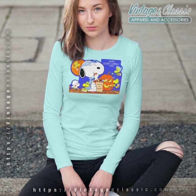Snoopy Halloween Trick Or Treat Long Sleeve Tee Snoopy Halloween Trick Or Treat Long Sleeve Tee