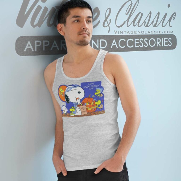Snoopy Halloween Trick Or Treat Tank Top Racerback Snoopy Halloween Trick Or Treat Tank Top Racerback