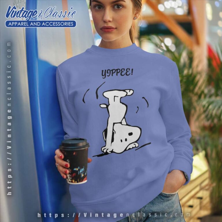 Snoopy Handstand Yippee Funny Sweatshirt Snoopy Handstand Yippee Funny Sweatshirt