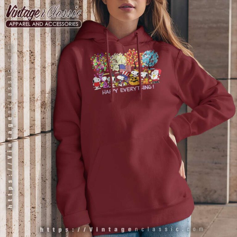 Snoopy Happy Everything Holiday Hoodie Snoopy Happy Everything Holiday Hoodie