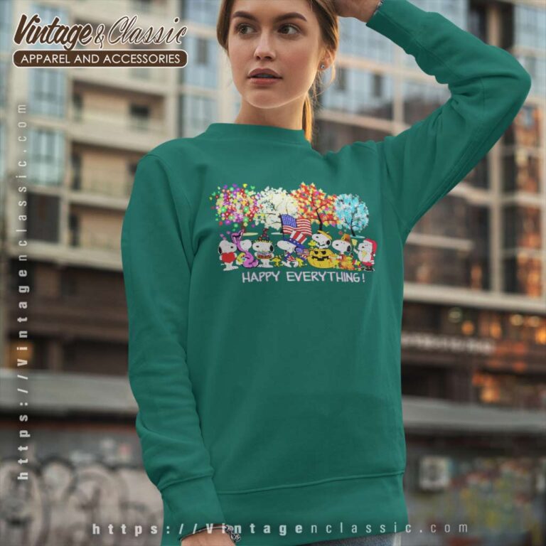 Snoopy Happy Everything Holiday Sweatshirt Snoopy Happy Everything Holiday Sweatshirt