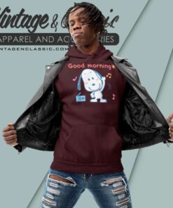 Snoopy Happy Good Morning Funny Hoodie