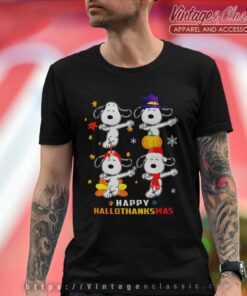 Snoopy Happy Hallo Thanksmas T Shirt