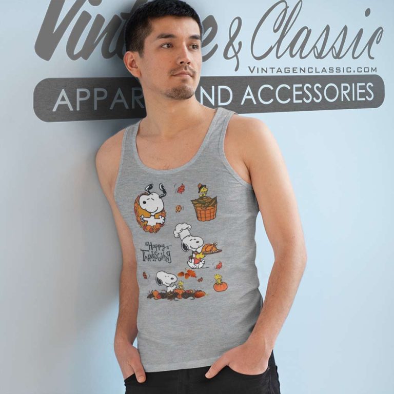 Snoopy Happy Thanksgiving Shirt Thanksgiving Day Tank Top Racerback Snoopy Happy Thanksgiving Shirt Thanksgiving Day Tank Top Racerback