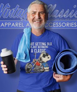 Snoopy Harley Davidso Shirt Im Not Getting Old Im Just Becoming A Classic V Neck TShirt