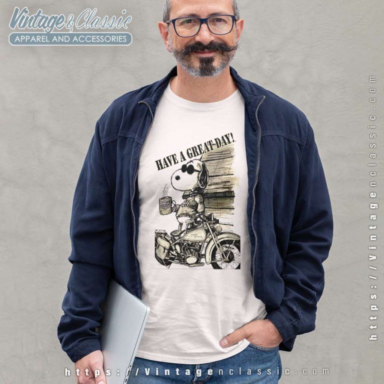 Snoopy Harley Davidson Have A Great Day Long sleeve Snoopy Harley Davidson Have A Great Day Long sleeve