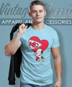 Snoopy Heart Love Kc Chiefs T Shirt